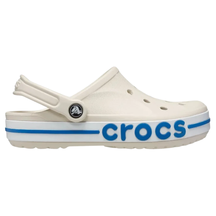 Sabot Crocs Bayaband - Stucco / Bright Cobalt – Image 1